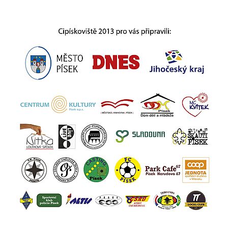 Loga partnerů akce Cipískoviště 2013