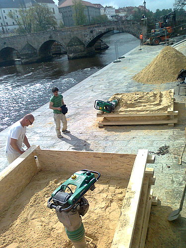 Příprava soch z písku, Cipískoviště 2013 02
